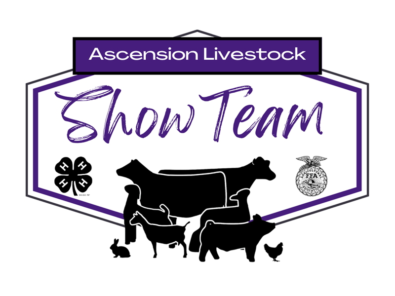 Logo for 2024 Ascension Parish Livestock Show