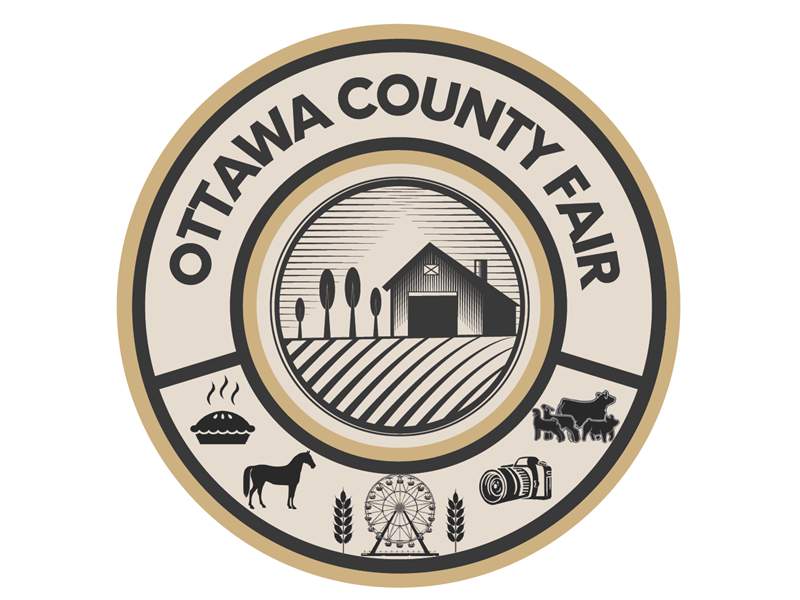 Logo for 2024 Ottawa County Fair